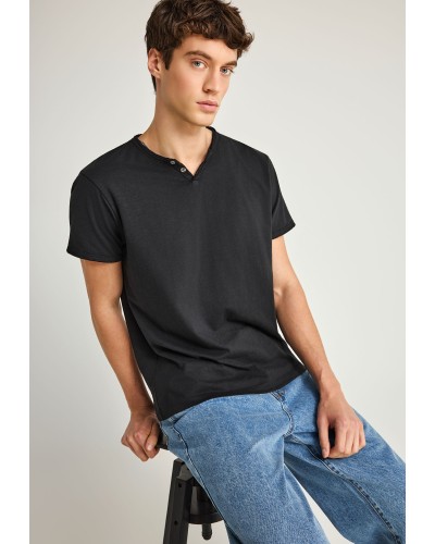 FUNKY BUDDHA T-SHIRT FBM013-004-04 BLACK