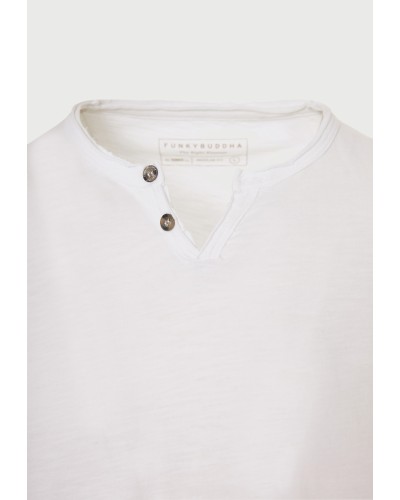 FUNKY BUDDHA T-SHIRT FBM013-004-04 WHITE