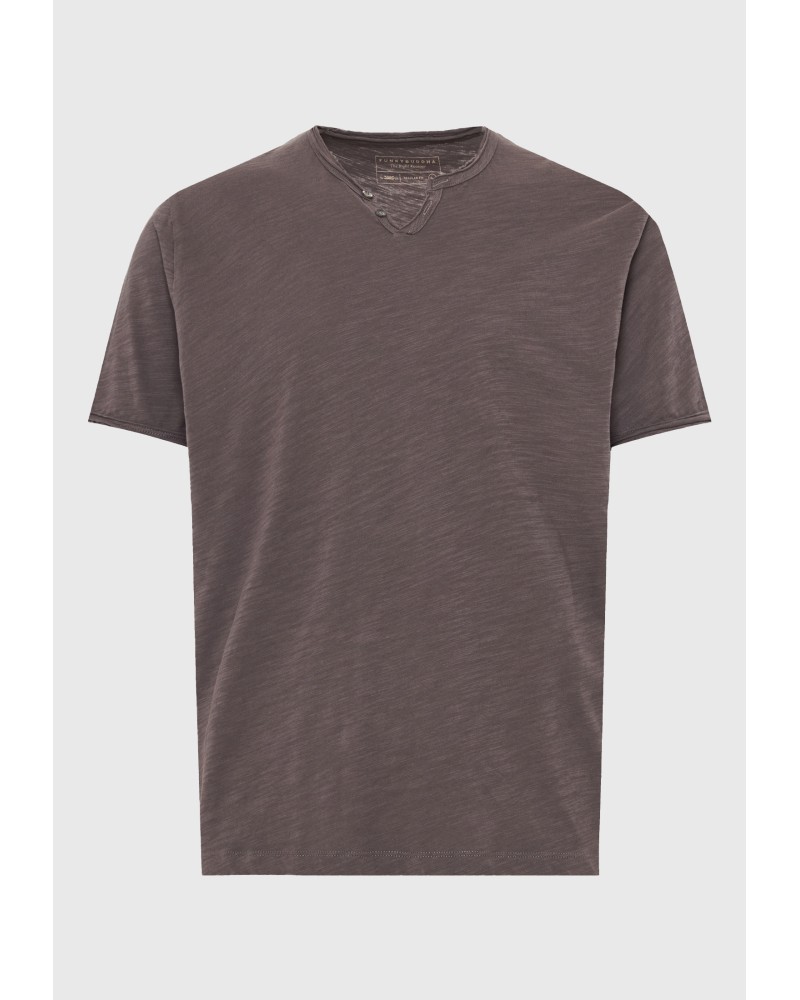 FUNKY BUDDHA T-SHIRT FBM013-004-04 MOON MIST