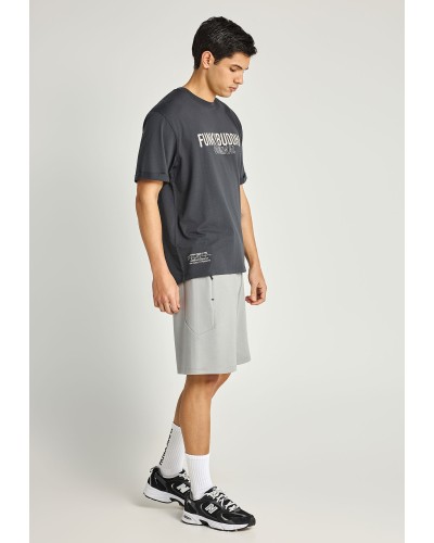 FUNKY BUDDHA SWEAT SHORTS	FBM013-055-03 GREY