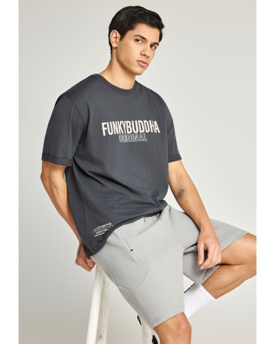 FUNKY BUDDHA SWEAT SHORTS	FBM013-055-03 GREY