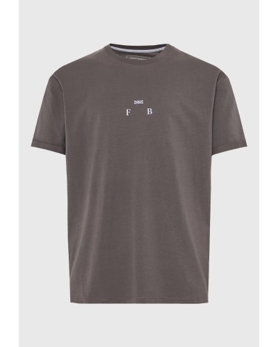 FUNKY BUDDHA T-SHIRT FBM013-019-04 MOON MIST