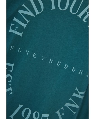 FUNKY BUDDHA T-SHIRT FBM013-019-04 MEDITERRANEA