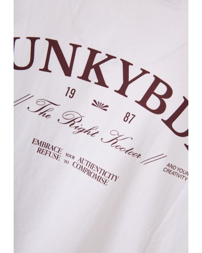 FUNKY BUDDHA T-SHIRT FBM013-017-04 WHITE