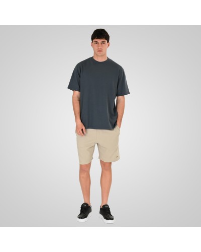 REBASE SWEAT SHORTS	261.RMS-6028 STONE BEIGE