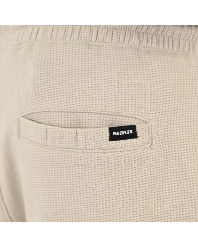 REBASE SWEAT SHORTS	261.RMS-6028 STONE BEIGE