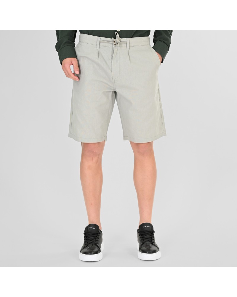 REBASE LINO SHORTS 261.RMSHO-7046 SMOKE GREEN