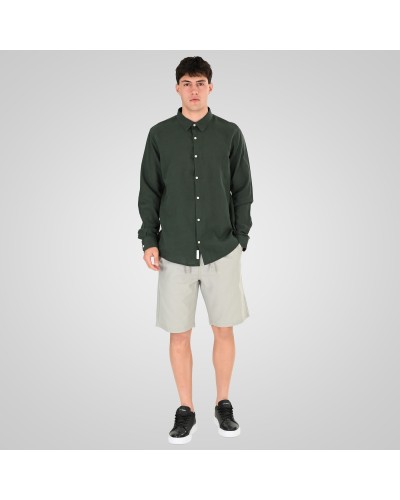 REBASE LINO SHORTS 261.RMSHO-7046 SMOKE GREEN