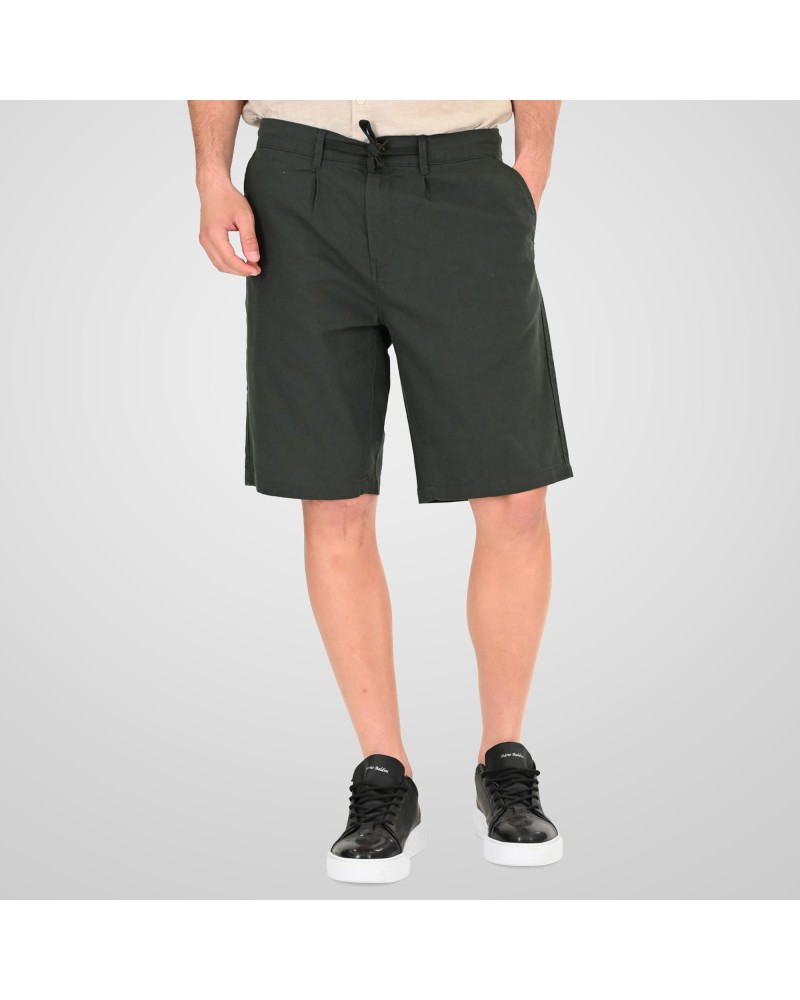REBASE LINO SHORTS 261.RMSHO-7046 MIDNIGHT MOSS