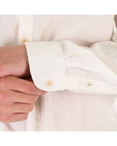 REBASE SHIRT 261.RGS-5170 LINEN WHITE