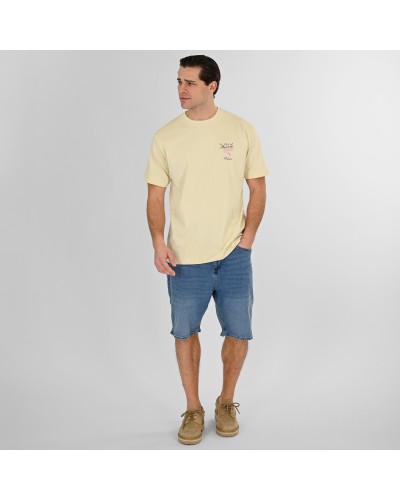 REBASE T-SHIRT 261.RTS-9153 CREAM
