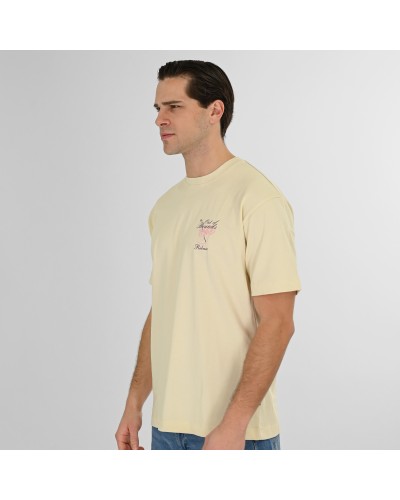 REBASE T-SHIRT 261.RTS-9153 CREAM