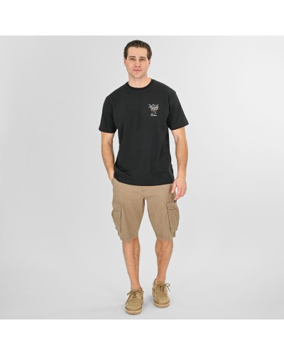 REBASE T-SHIRT 261.RTS-9153 BLACK