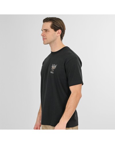 REBASE T-SHIRT 261.RTS-9153 BLACK