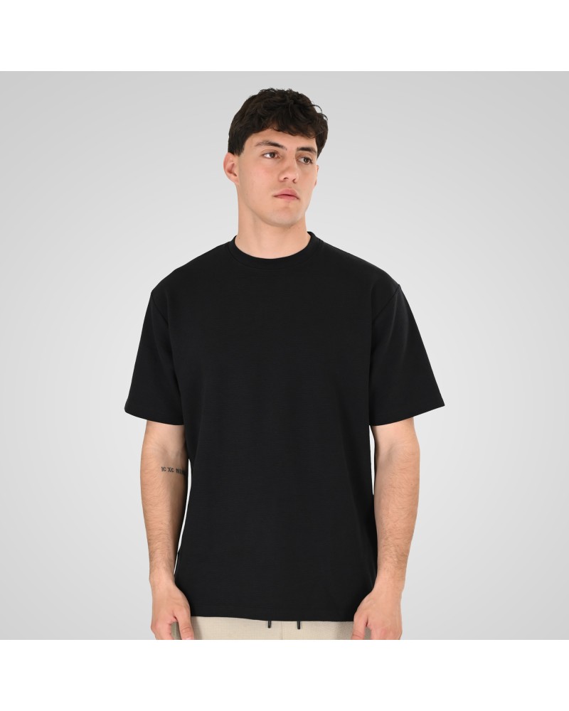 REBASE T-SHIRT 261.RTS-9118 BLACK