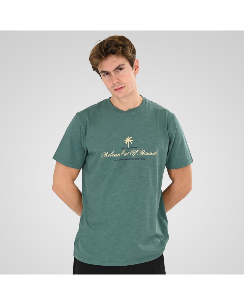 REBASE T-SHIRT 261.RTS-9111 LEAF GREEN