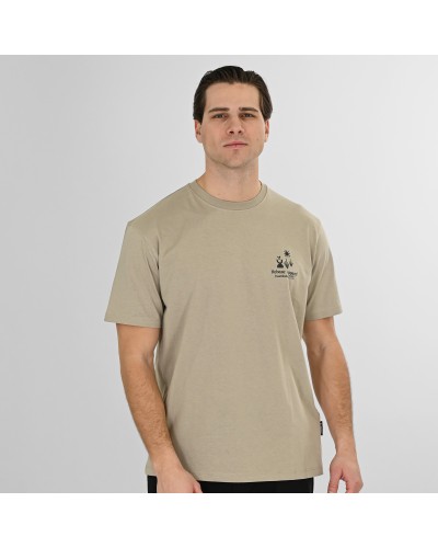 REBASE T-SHIRT 261.RTS-9099 STONE BEIGE
