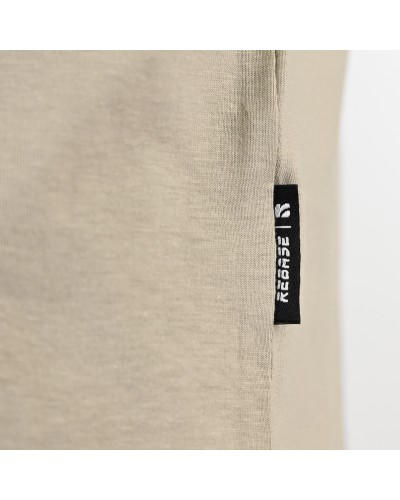REBASE T-SHIRT 261.RTS-9099 STONE BEIGE