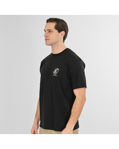 REBASE T-SHIRT 261.RTS-9095	BLACK