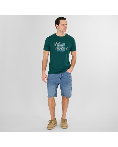 REBASE T-SHIRT 261.RTS-9089 MOSS GREEN