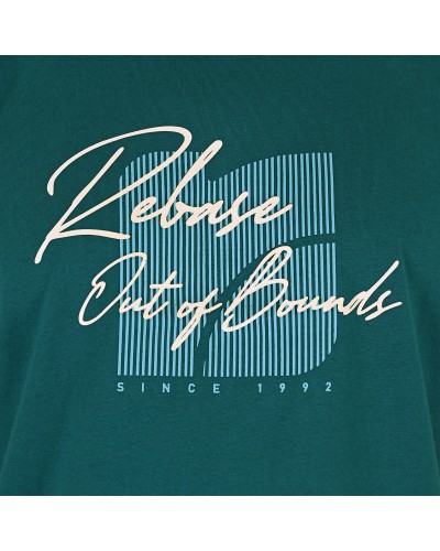 REBASE T-SHIRT 261.RTS-9089 MOSS GREEN