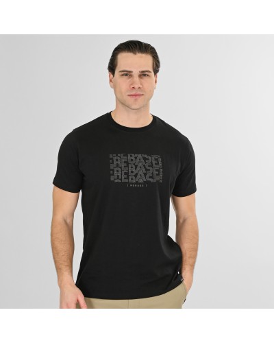 REBASE T-SHIRT 261.RTS-9086	BLACK