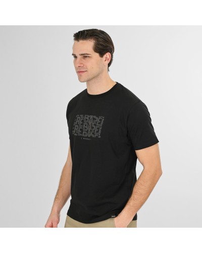 REBASE T-SHIRT 261.RTS-9086	BLACK