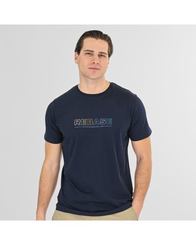 REBASE T-SHIRT 261.RTS-9085	NAVY