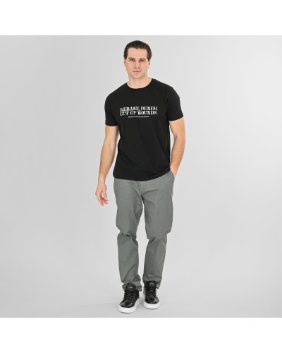REBASE T-SHIRT 261.RTS-9084	BLACK