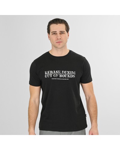 REBASE T-SHIRT 261.RTS-9084	BLACK