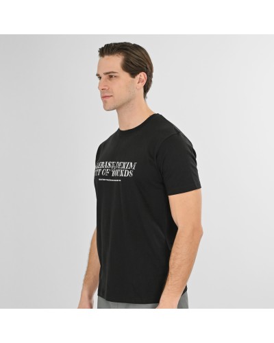 REBASE T-SHIRT 261.RTS-9084	BLACK
