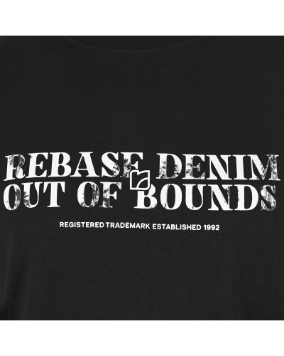 REBASE T-SHIRT 261.RTS-9084	BLACK
