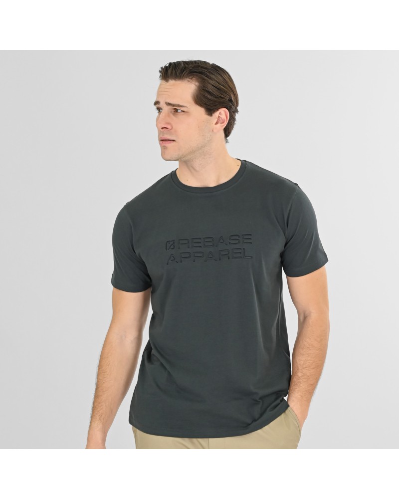 REBASE T-SHIRT 261.RTS-9082 SHADOW GREY
