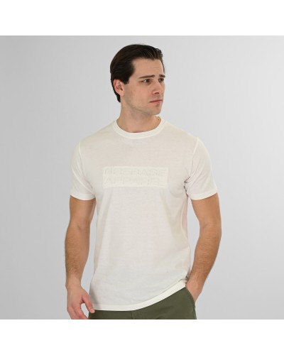 REBASE T-SHIRT 261.RTS-9082 OFF WHITE