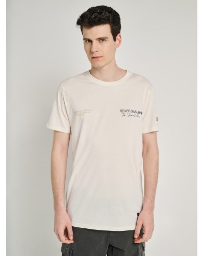STAFF T-SHIRT LIAM 64-012.055 OFF WHITE