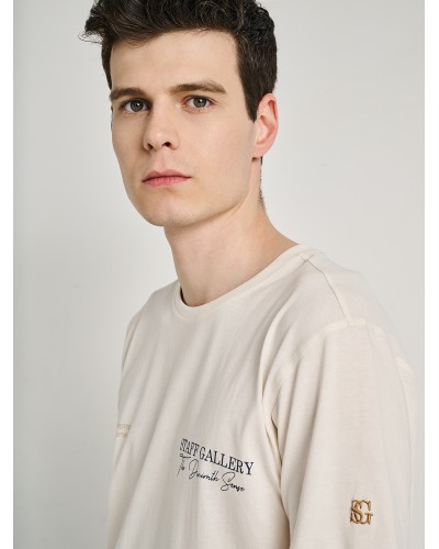 STAFF T-SHIRT LIAM 64-012.055 OFF WHITE