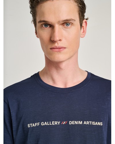STAFF T-SHIRT DOMINIC 64-005.055 BLUE NAVY