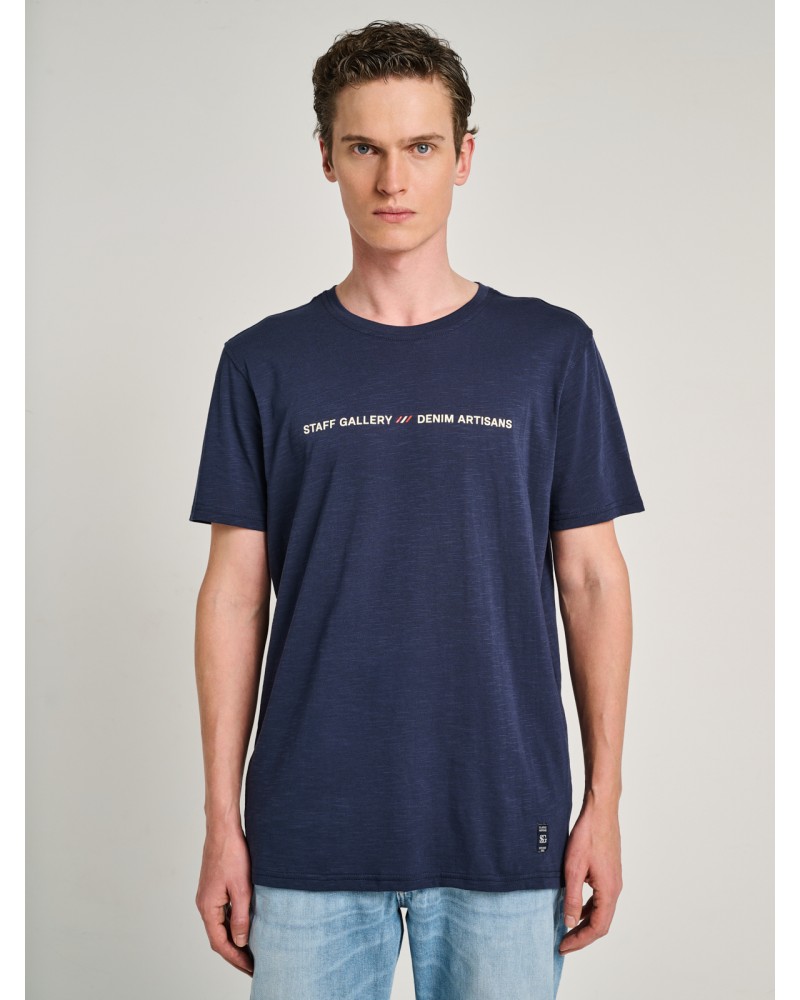 STAFF T-SHIRT DOMINIC 64-005.055 BLUE NAVY