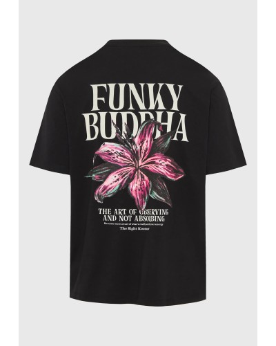 FUNKY BUDDHA T-SHIRT FBM013-075-04 BLACK