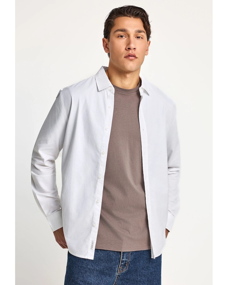 FUNKY BUDDHA SHIRT FBM013-051-05 WHITE