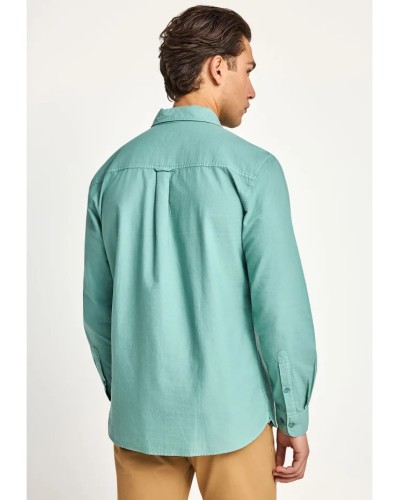 FUNKY BUDDHA SHIRT FBM013-051-05 MINERA BLUE