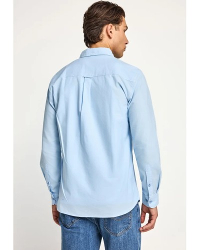 FUNKY BUDDHA SHIRT FBM013-051-05 LT BLUE