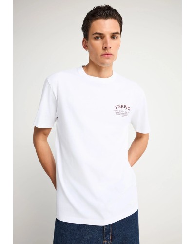 FUNKY BUDDHA T-SHIRT FBM013-017-04 WHITE