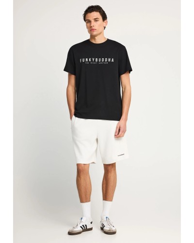 FUNKY BUDDHA T-SHIRT FBM013-011-04 BLACK
