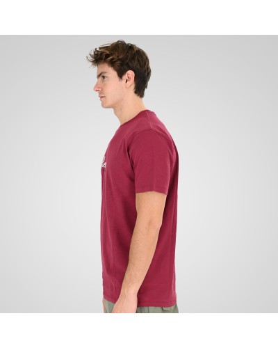 REBASE T-SHIRT 261.RTS-9113 DK CRANBERRY