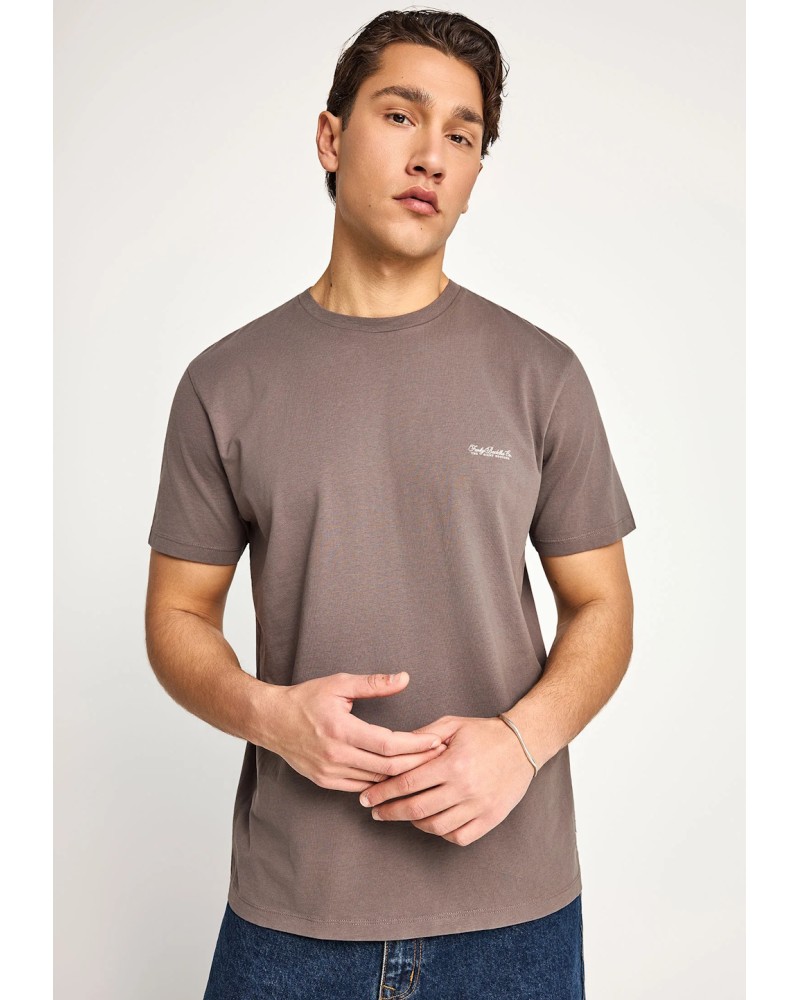 FUNKY BUDDHA T-SHIRT FBM013-001-04 MOON MIST