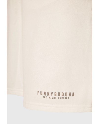 FUNKY BUDDHA	SWEAT SHORTS	FBM013-050-03 CLOUD CREAM