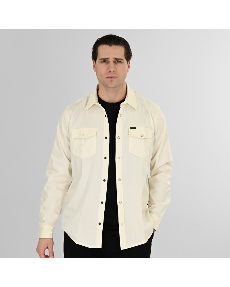 REBASE NONS SHIRT (Denim Lock)  252.RGS-5109 OFF WHITE