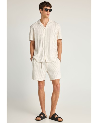FUNKY BUDDHA  SHIRT FBM013-058-05	WHITE