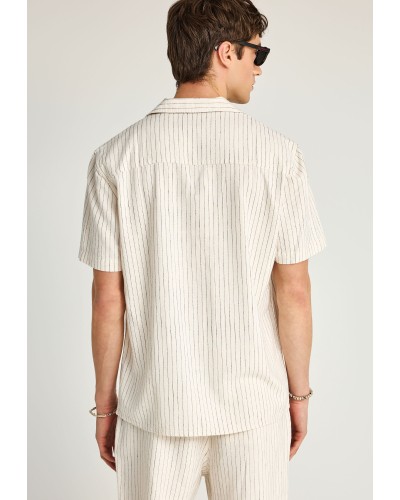 FUNKY BUDDHA  SHIRT FBM013-058-05	WHITE